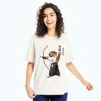 Kyoto-Lion Capybara Kyudo Meme Washed T-Shirt