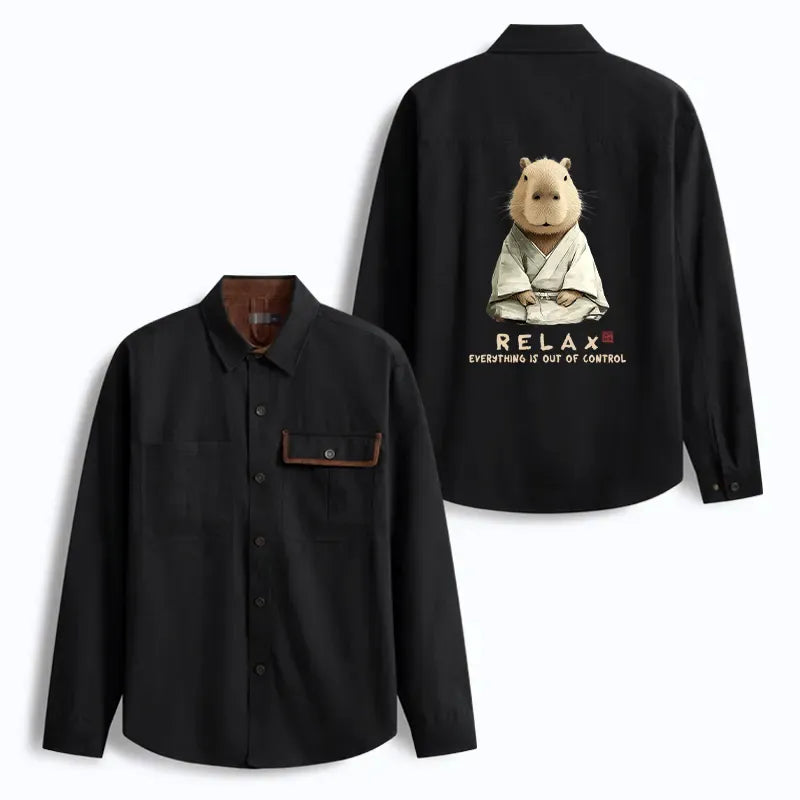Zen Capybara Jacket Gift for Him