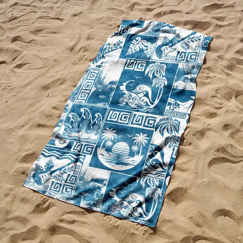 Kyoto Lion Beach Towel for Vacation