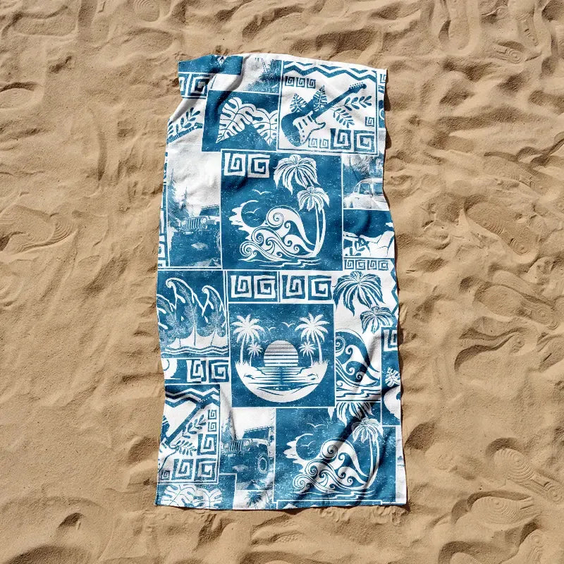 Kyoto Lion Beach Towel for Vacation