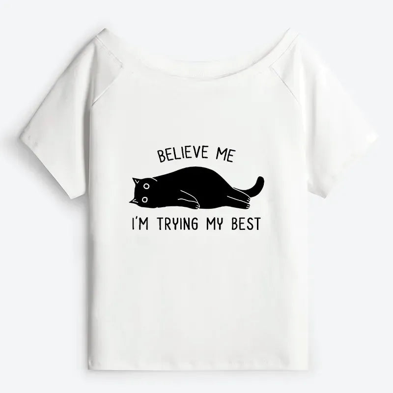 Kyoto-Lion When Life Is Hard Nap First Off Shoulder T-Shirt