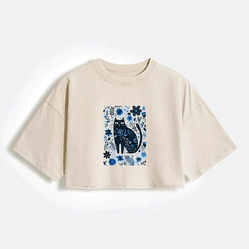 Washed Crop Top for Summer Days
