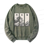Trending Japanese Art Sweatshirt for Women