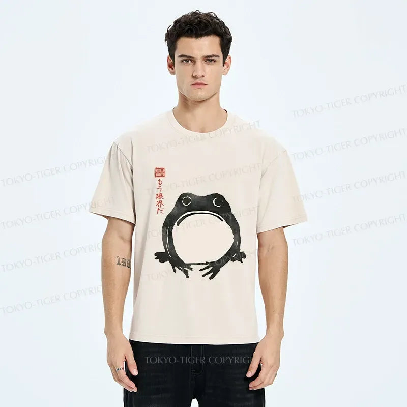 Soft Cotton Unisex Frog Tee for Streetwear