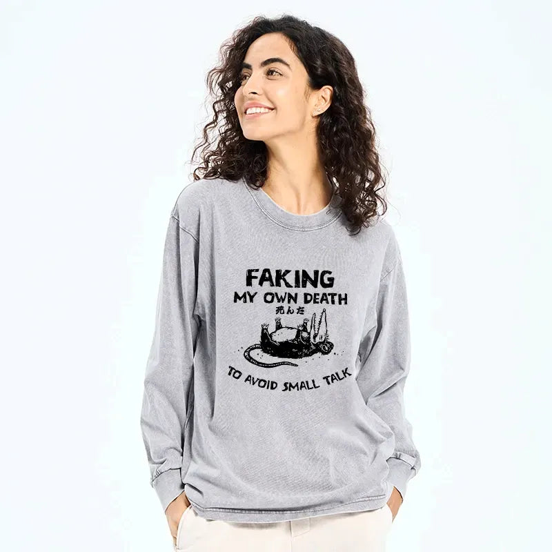 Unisex Cotton Long Sleeve Shirt for Daily Wear