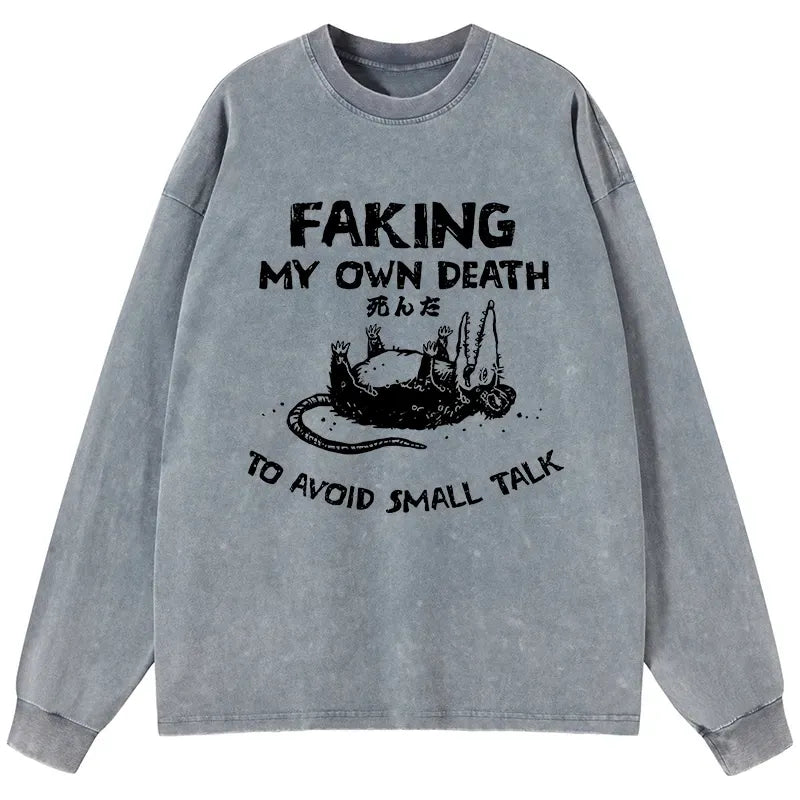 Japanese Vintage Washed Long Sleeve T-Shirt