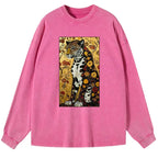 Washed Leopard Tee for Streetwear