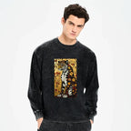 Washed Leopard Tee for Streetwear