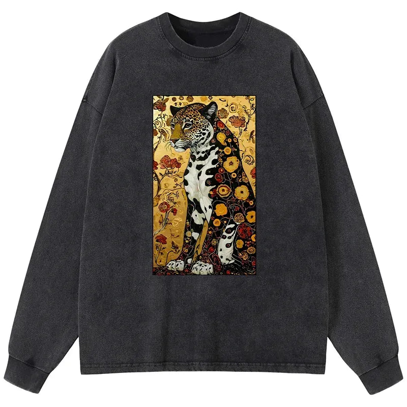 Japanese Leopard Long Sleeve T-Shirt