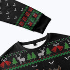 kyoto lion funny christmas sweatshirt for men