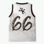 Kyoto-Lion Ink Wash Gecko #66 Mesh Tank Top