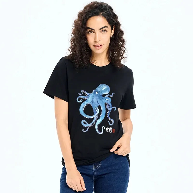 Watercolor Octopus T-Shirt for Best Seller