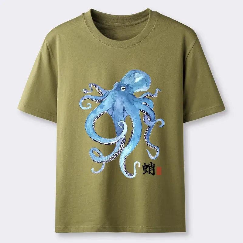 Watercolor Octopus T-Shirt for Best Seller