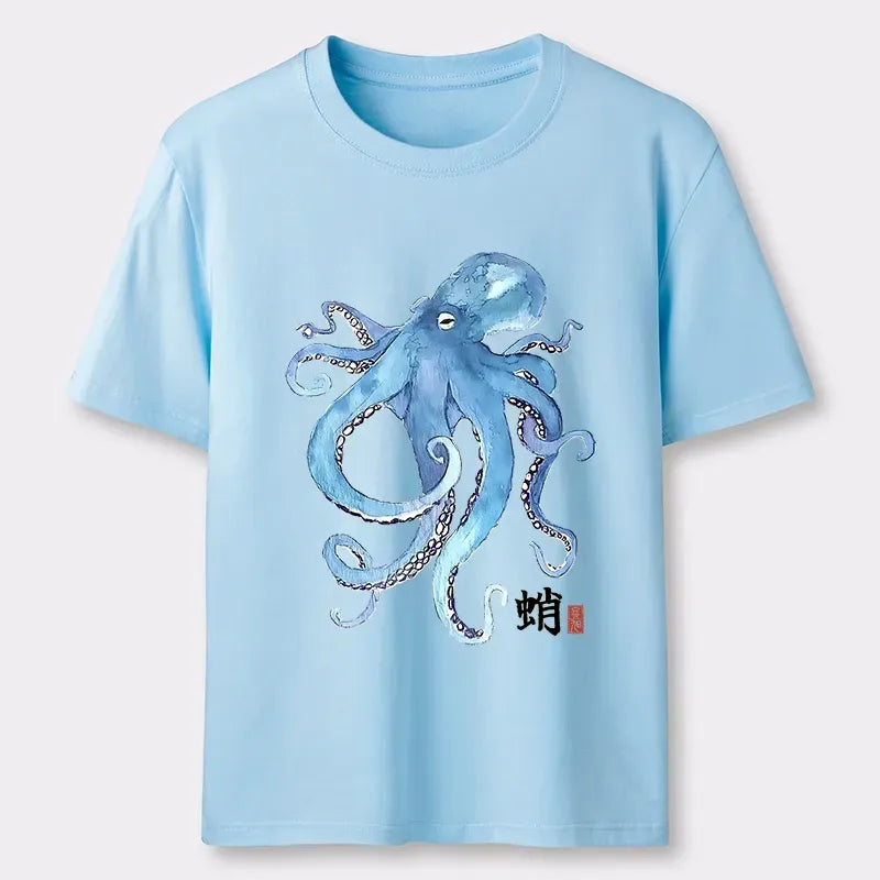 Watercolor Octopus T-Shirt for Best Seller