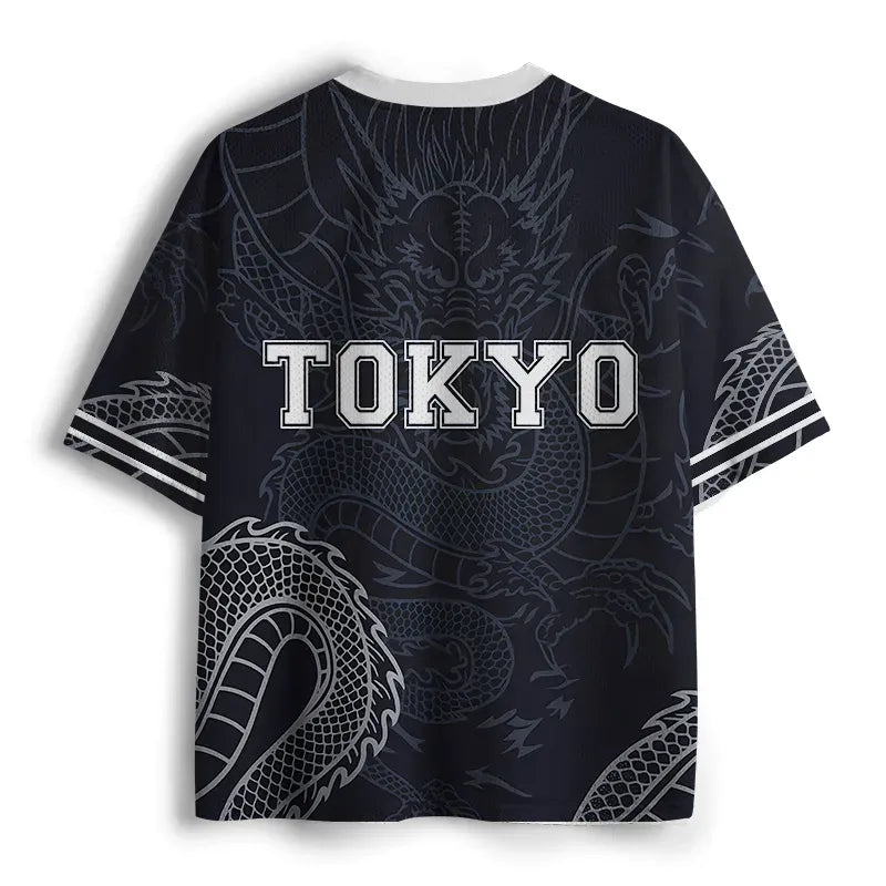 Kyoto-Lion Rise Of The Dragon Japanese Mesh Jersey
