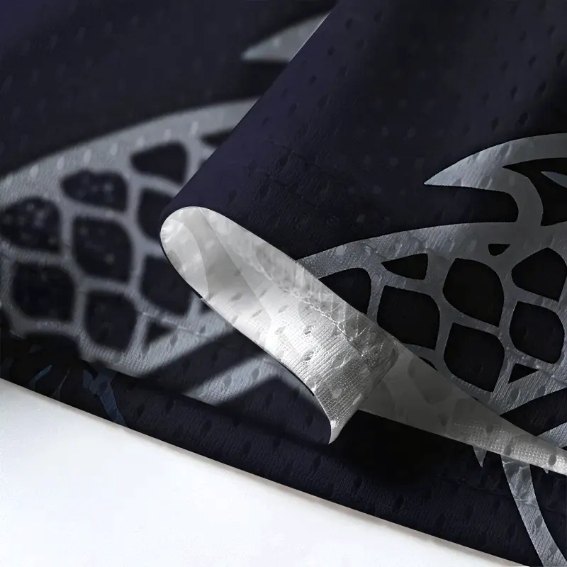 Japanese dragon mesh jersey for streetwear