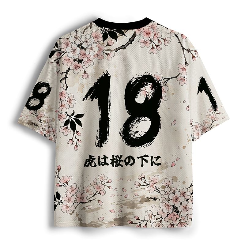 Sakura Tiger Mesh Jersey for Sports