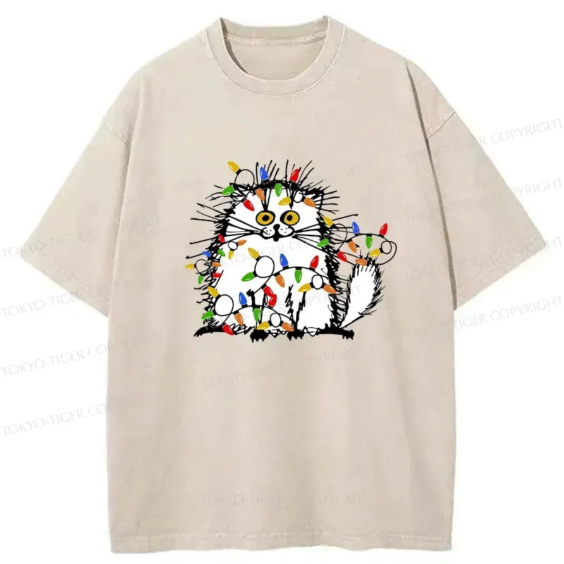 Japanese Vintage Kitten Washed T-Shirt
