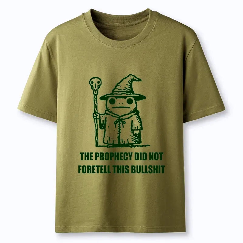 funny meme wizard frog t-shirt for daily wear