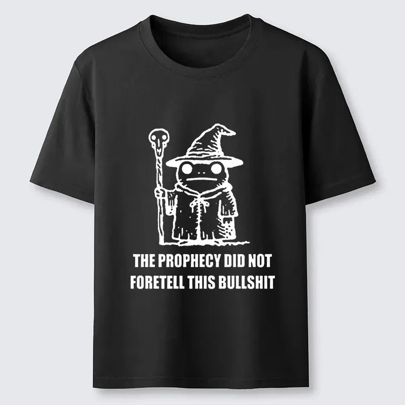 funny meme wizard frog t-shirt for daily wear