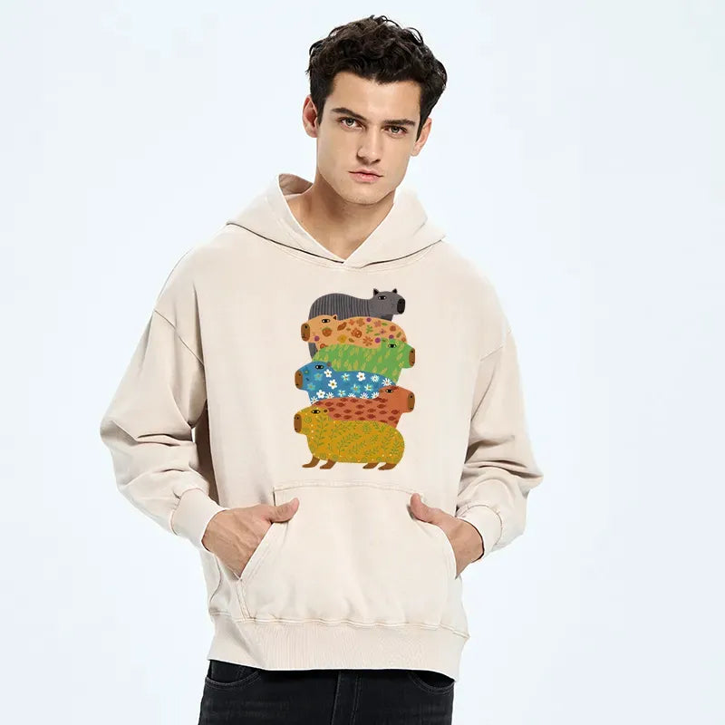 Japanese Capybara Hoodie for Anime Convention