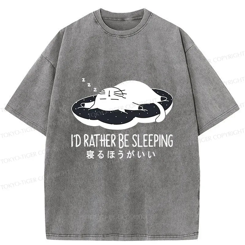 Kyoto lion washed t-shirt for daily wear