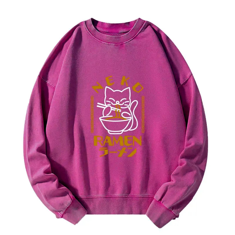 kyoto lion cat ramen sweatshirt