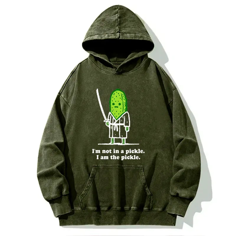 Funny Cucumber Samurai Hoodie for Daily Wear