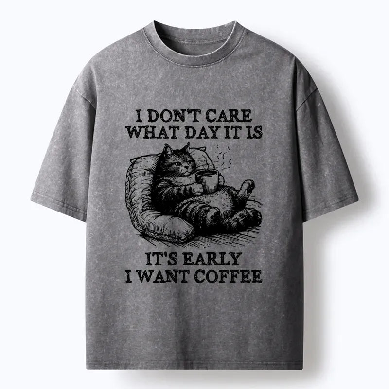 Japanese Vintage Washed T-Shirt for Daily Wear