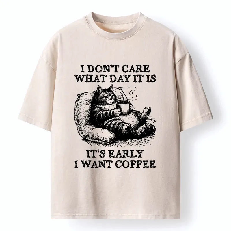 Coffee Before Doing Anything T-Shirt Gift Idea