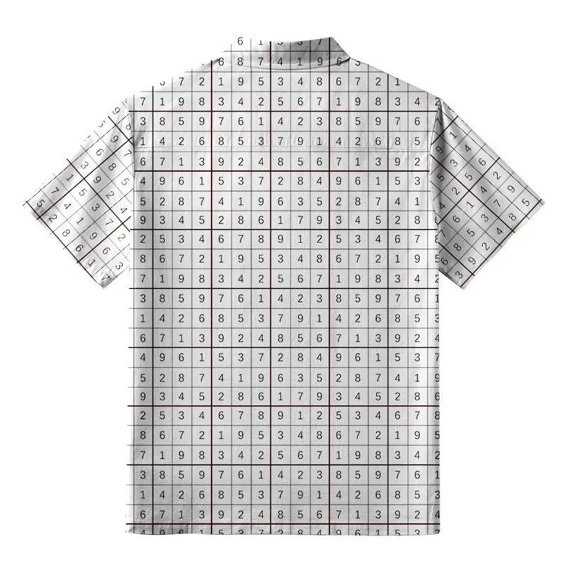 Kyoto-Lion Sudoku Answers Japanese Aloha Hawaiian Shirt