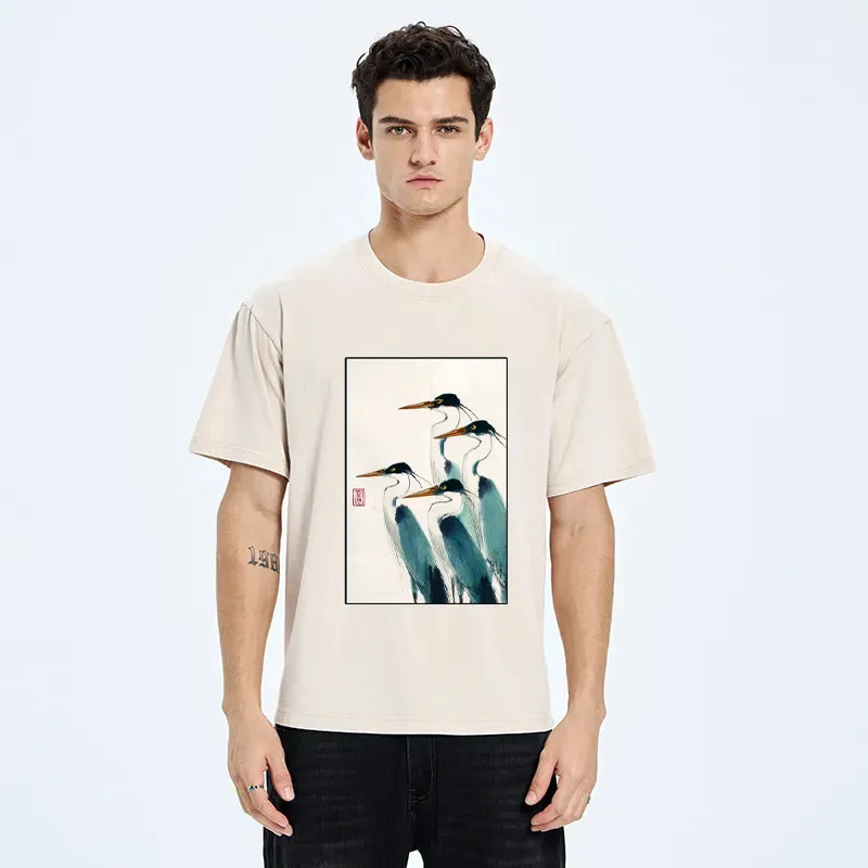 Soft Cotton Japanese Art T-Shirt for Summer