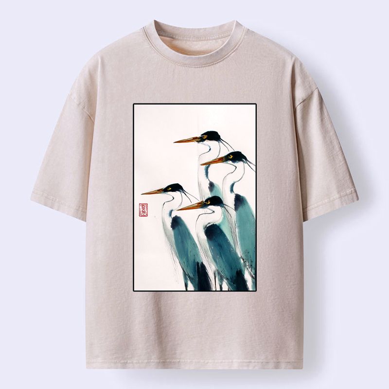 Soft Cotton Japanese Art T-Shirt for Summer