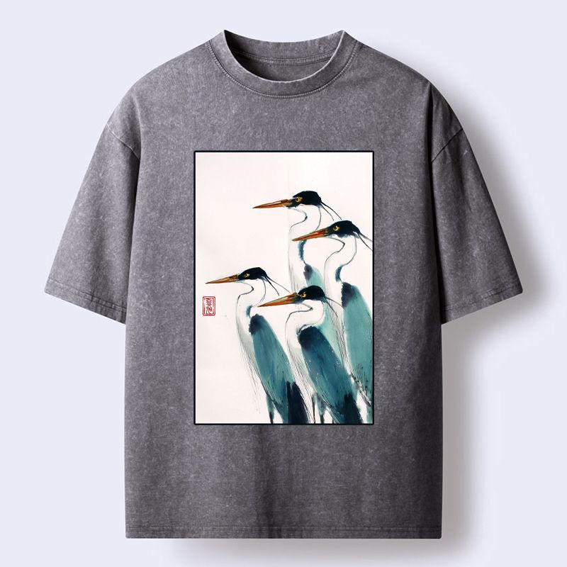 Soft Cotton Japanese Art T-Shirt for Summer