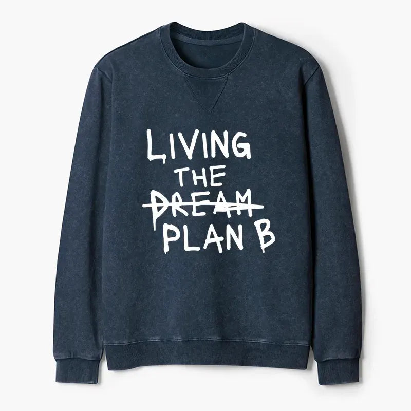 Kyoto-Lion Implement Plan B Washed Terry Sweatshirt