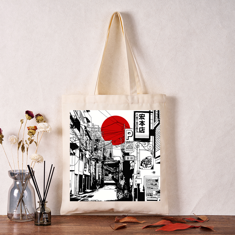 Japanese canvas tote bag best seller