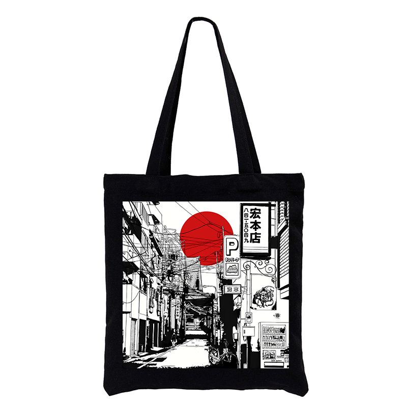 Japanese canvas tote bag best seller