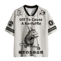 Kyoto-Lion Opossum Meme With Witch Hat Mesh Jersey