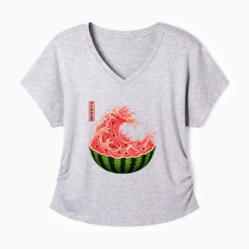 Japanese Ukiyo Wave T-Shirt for Summer