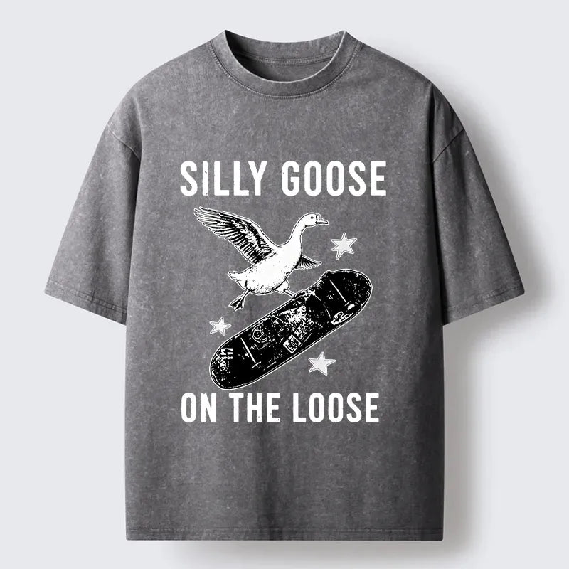 Cool Goose Skateboard T-Shirt for Daily Wear