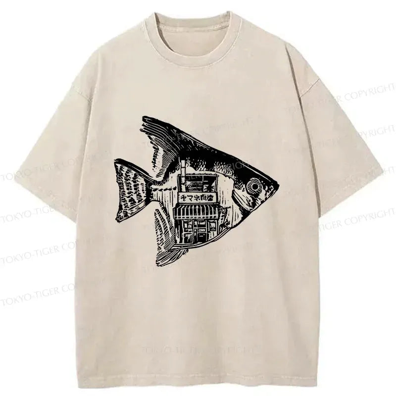 Japanese woodblock print t-shirt gift idea