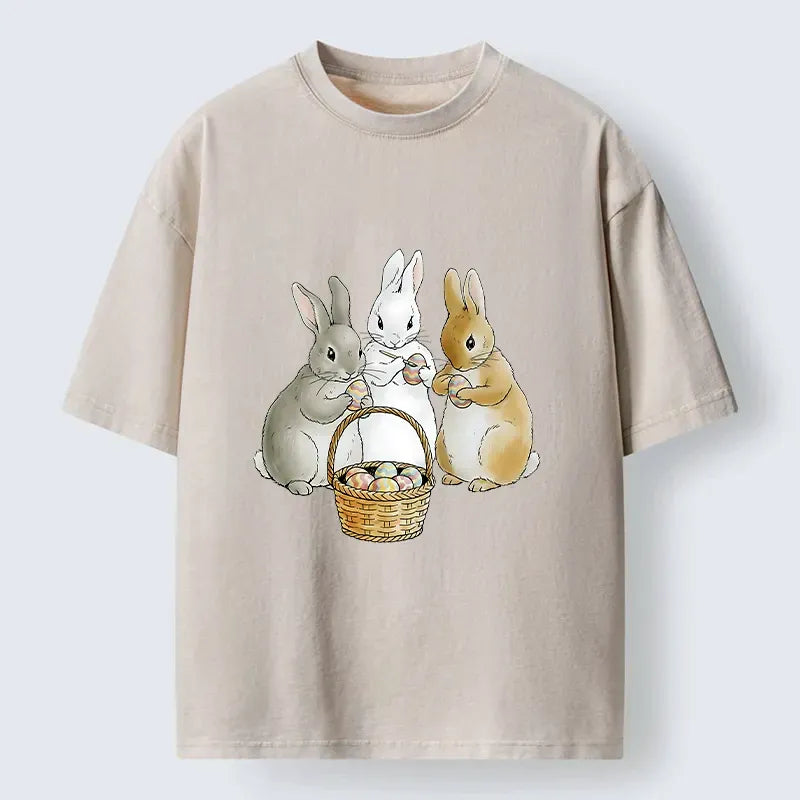 Japanese Rabbit Washed T-Shirt