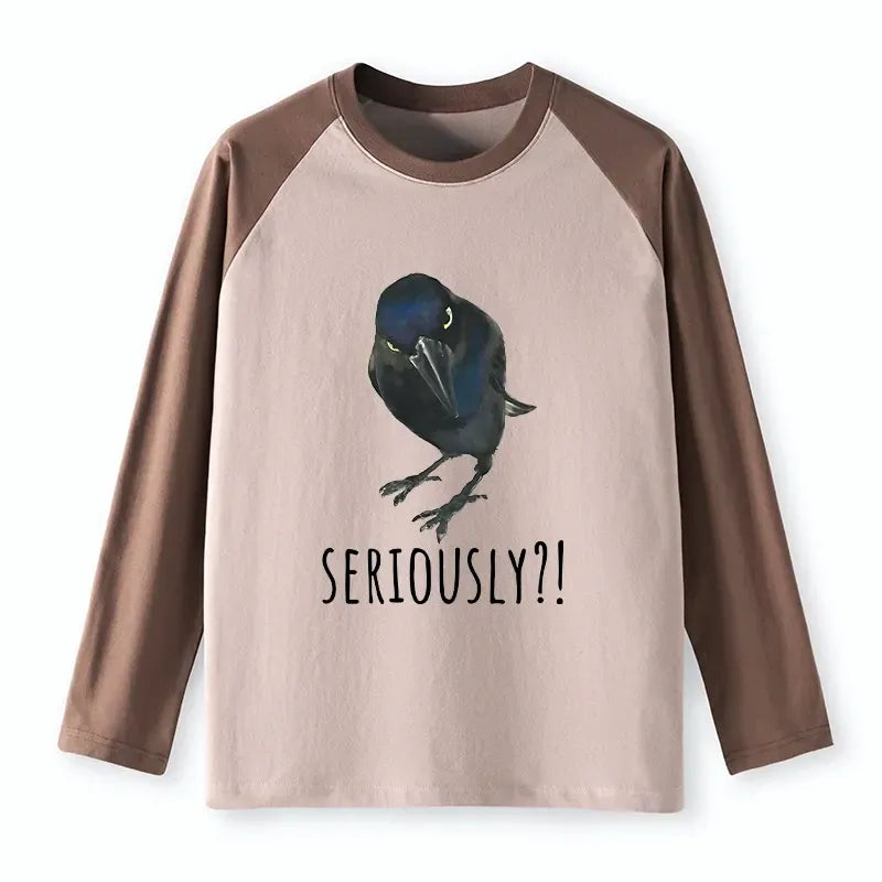Japanese Unisex Raglan Long Sleeve T-shirt