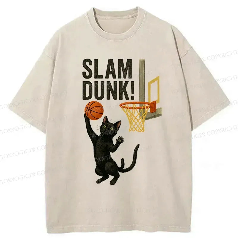 Comfortable Black Cat T-Shirt for Summer