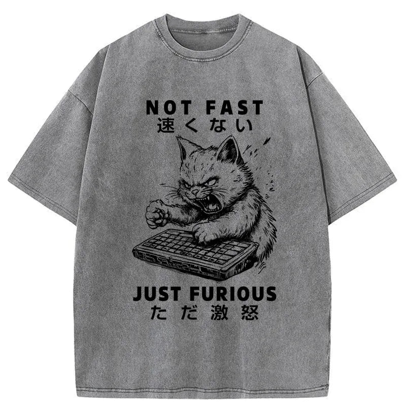 japanese vintage washed t-shirt for streetwear