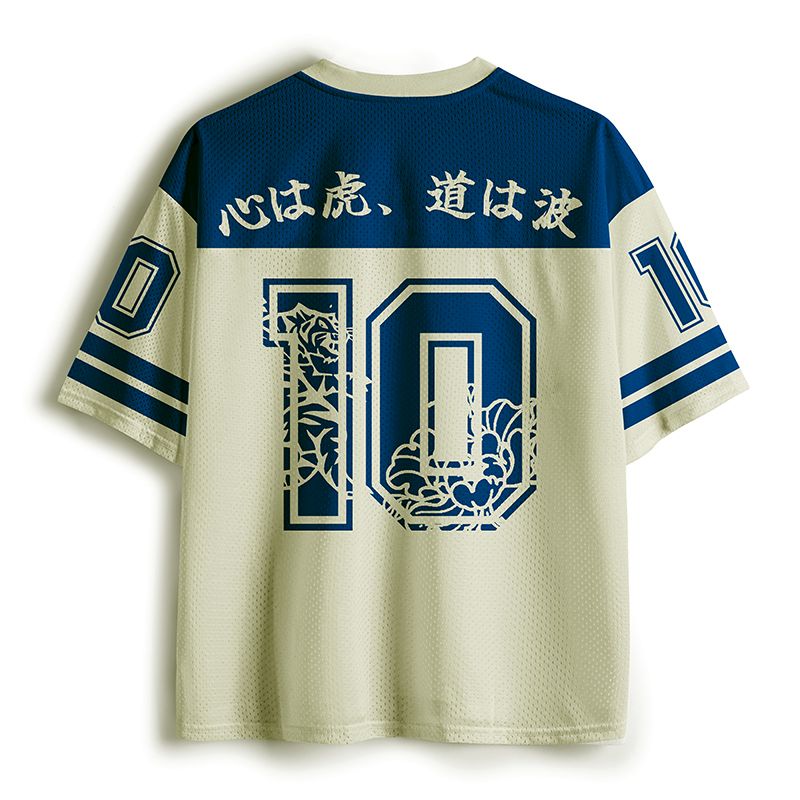 Kyoto-Lion Beneath Auspicious Clouds Mesh Jersey