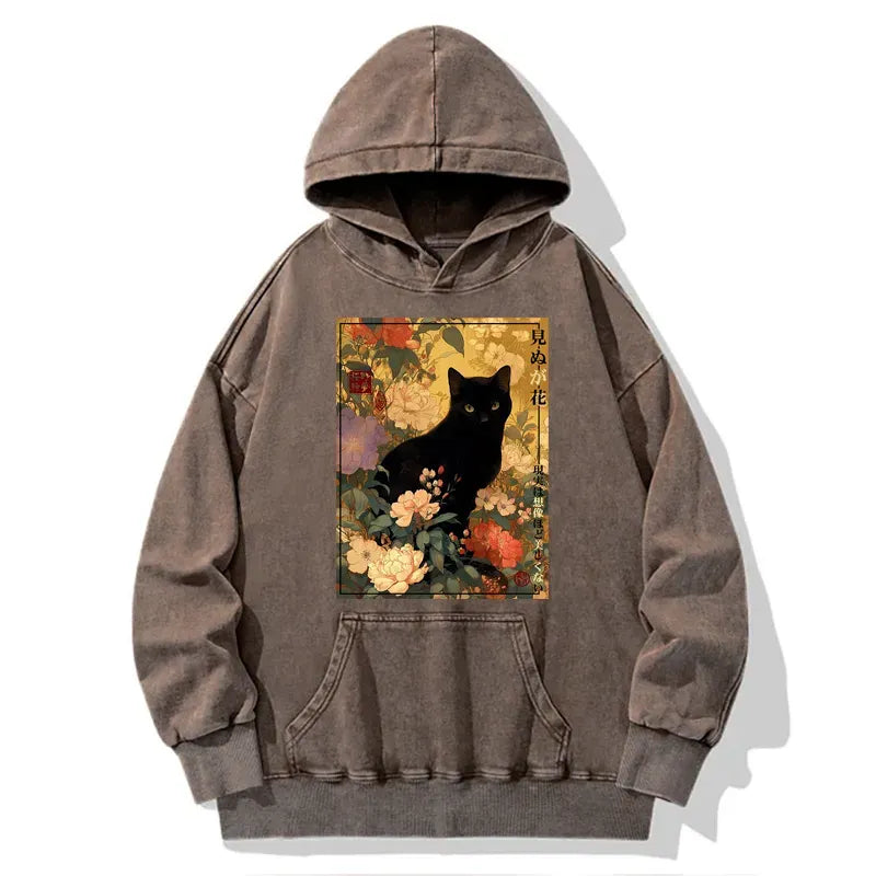 Japanese washed hoodie for daily wear