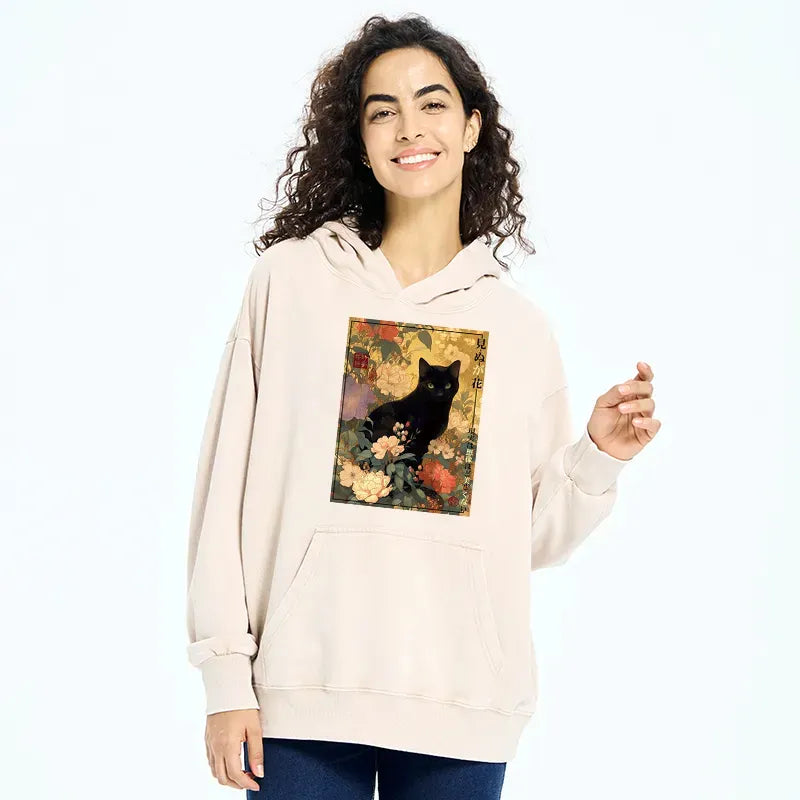 Kyoto-Lion Reality Is Not As Beautiful As Imagination Washed Hoodie