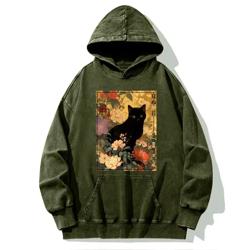 Japanese washed hoodie for daily wear