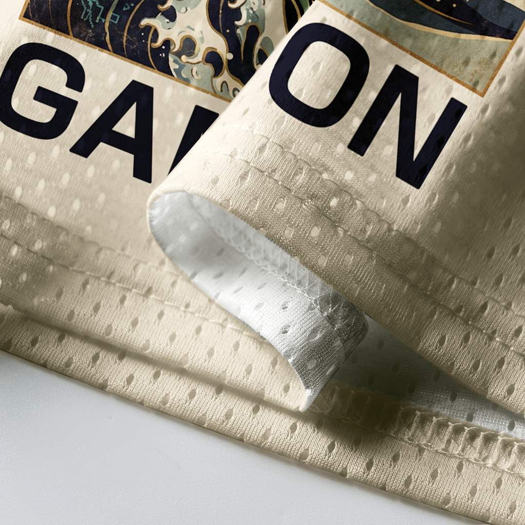 Kyoto-Lion Game On Gamer Frog Great Wave Mesh Jersey